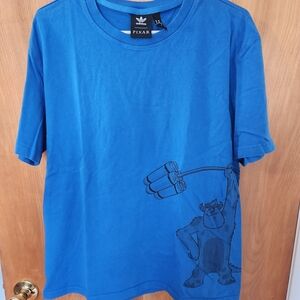 Adidas Blue Pixar Graphic Tee